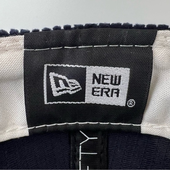 New Era Navy Boston Red Sox Throwback Corduroy 59FIFTY Fitted Hat Size 8 - Picture 10 of 11